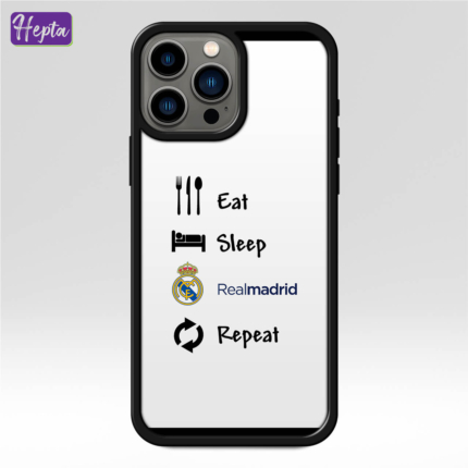 قاب گوشی طرح خوردن خوابیدن رئال مادرید کد C024-1