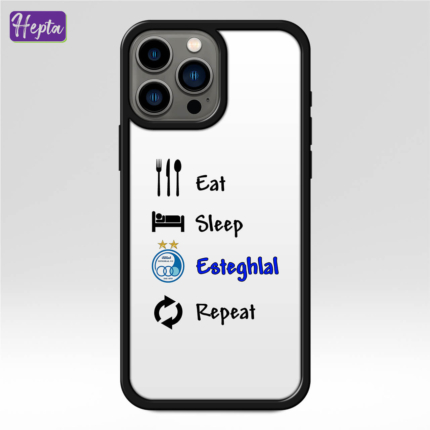 قاب گوشی طرح Eat Sleep Esteghlal Repeat کد C065-1