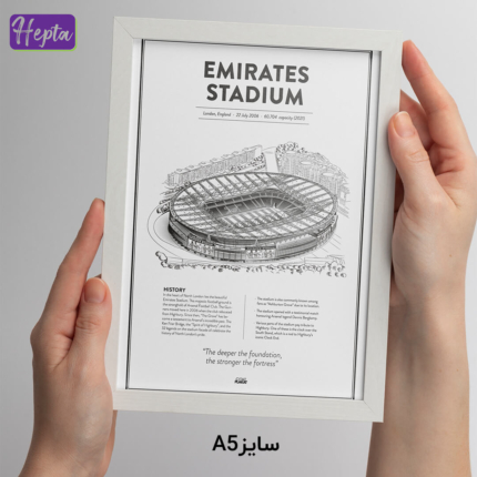 تابلو طرح ورزشگاه خانگی آرسنال Emirates stadium کد F010-2