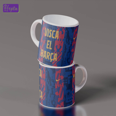 ماگ طرح Visca El Barca بارسلونا کد M008-4