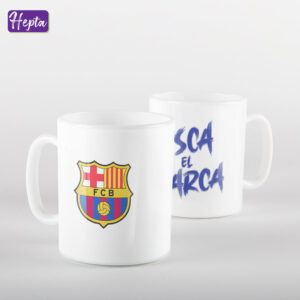 ماگ طرح Visca El Barca با لوگوی بارسلونا کد M012-1