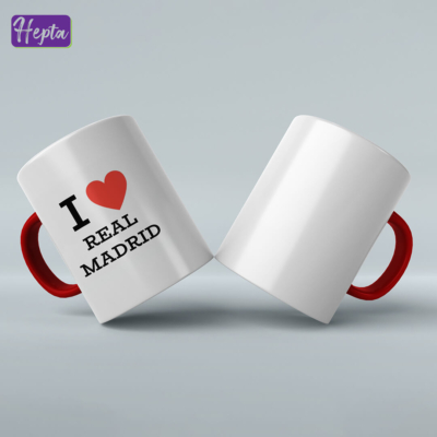 ماگ طرح I Love Real Madrid رئال مادرید کد M025-4
