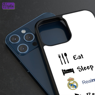 قاب گوشی طرح خوردن خوابیدن رئال مادرید کد C024-8