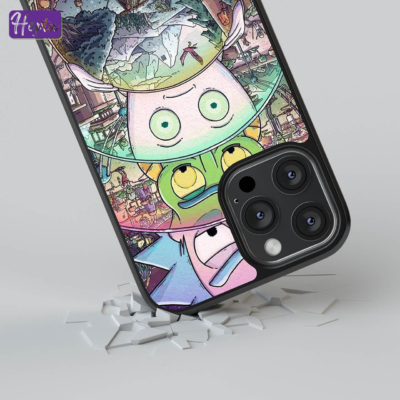 قاب گوشی طرح انیمیشن ریک و مورتی | Rick and Morty کد C186-6