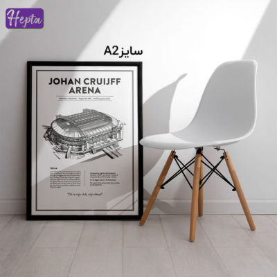 تابلو طرح ورژشگاه خانگی آژاکس Johan Cruijff Arena کد F004-4