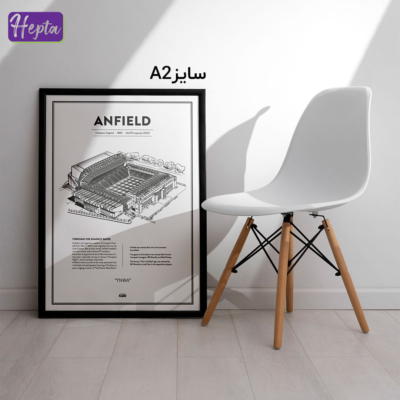 تابلو طرح ورزشگاه خانگی لیورپول آنفیلد Anfield کد F005-4