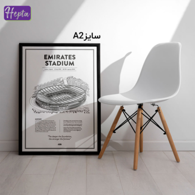 تابلو طرح ورزشگاه خانگی آرسنال Emirates stadium کد F010-4