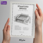 تابلو طرح ورزشگاه خانگی چلسی Stamford stadium کد F016-2