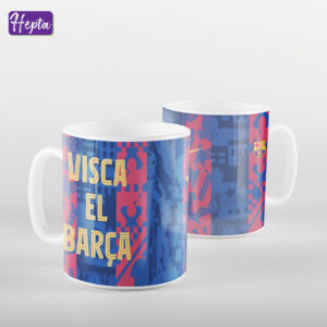 ماگ طرح Visca El Barca بارسلونا کد M008-1