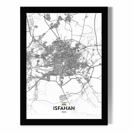 تابلو طرح نقشه اصفهان کد F241