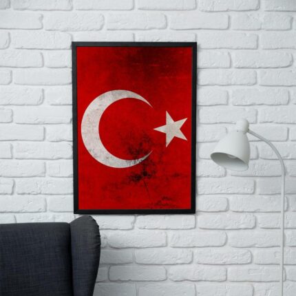 تابلو طرح پرچم ترکیه کد F197