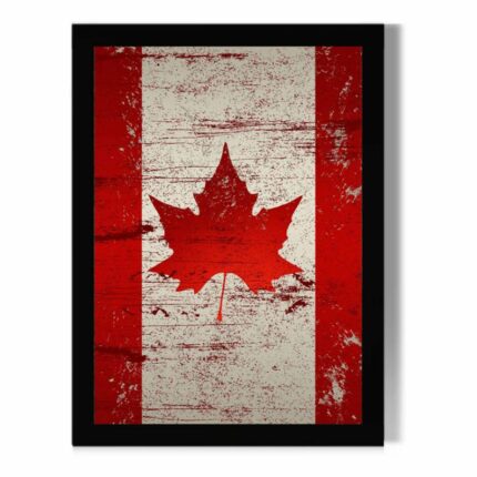 تابلو طرح پرچم کانادا کد F196
