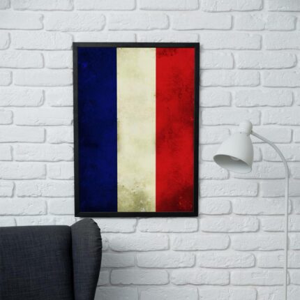 تابلو طرح پرچم فرانسه کد F198