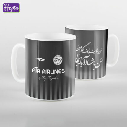 ماگ طرح کیت دوم تراکتور همراه با شعار کد M066