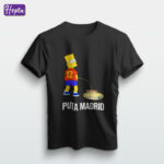 تیشرت طرح Puta Madrid کد T253