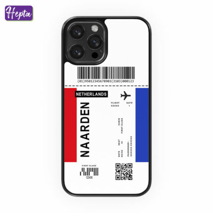 قاب موبایل طرح بلیط پرواز به ناردن کد C692